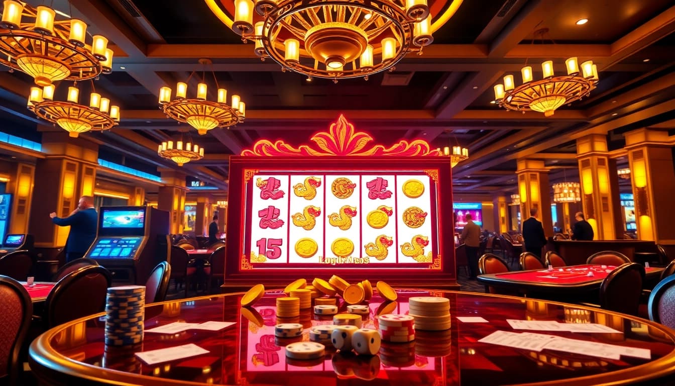 Experience the thrill of lucky88 best with slot machines in a luxurious casino setting.