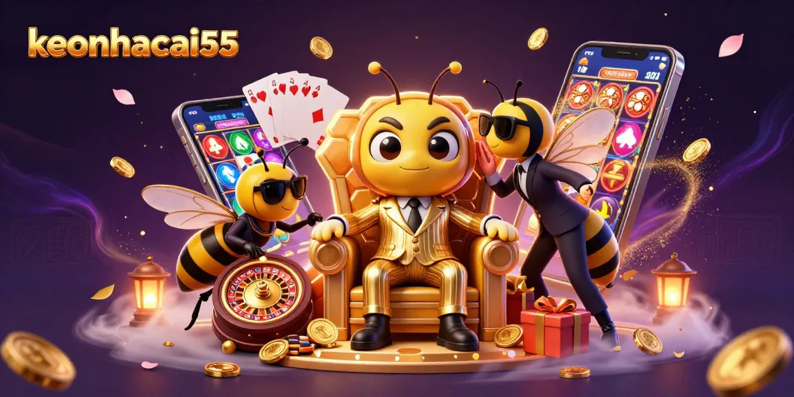 Engage with keonhacai55's thrilling slot games and dynamic characters in an immersive casino experience.