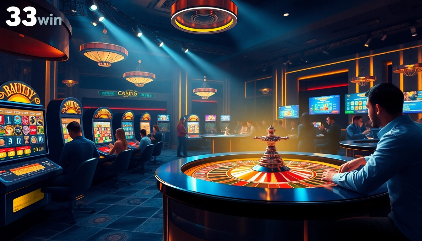 Experience the luxury of online gambling with interactive gaming elements from 33win.property.