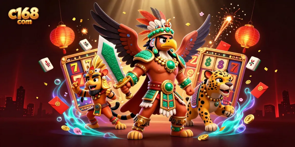 Experience thrilling gameplay at c168 com with dynamic 3D casino characters and vibrant slot games.