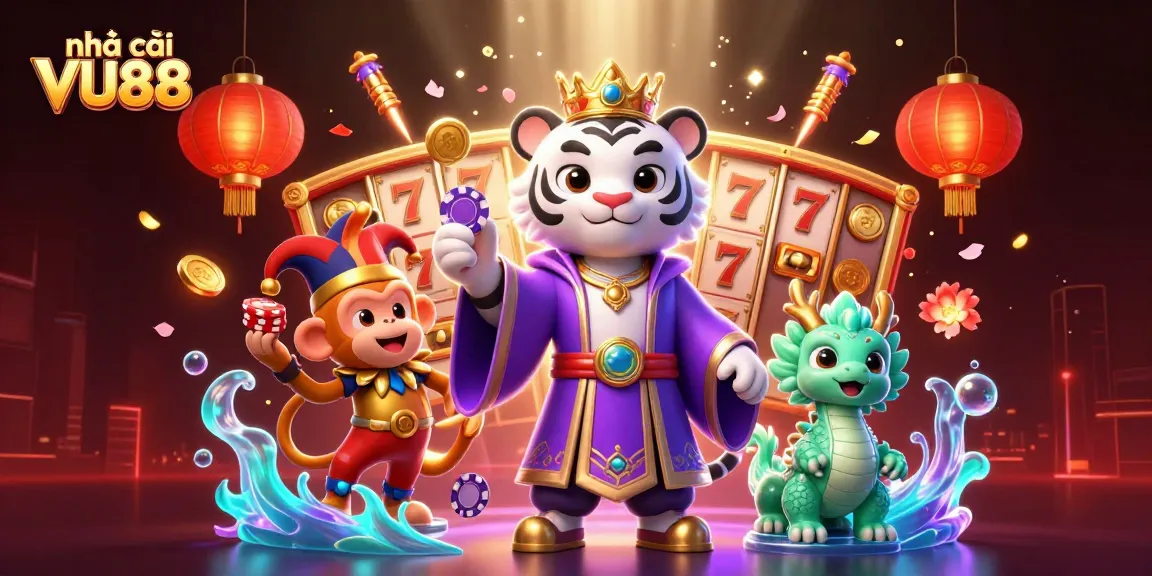 Experience thrilling gameplay with nhà cái VU88 featuring a lively casino atmosphere and dynamic elements.