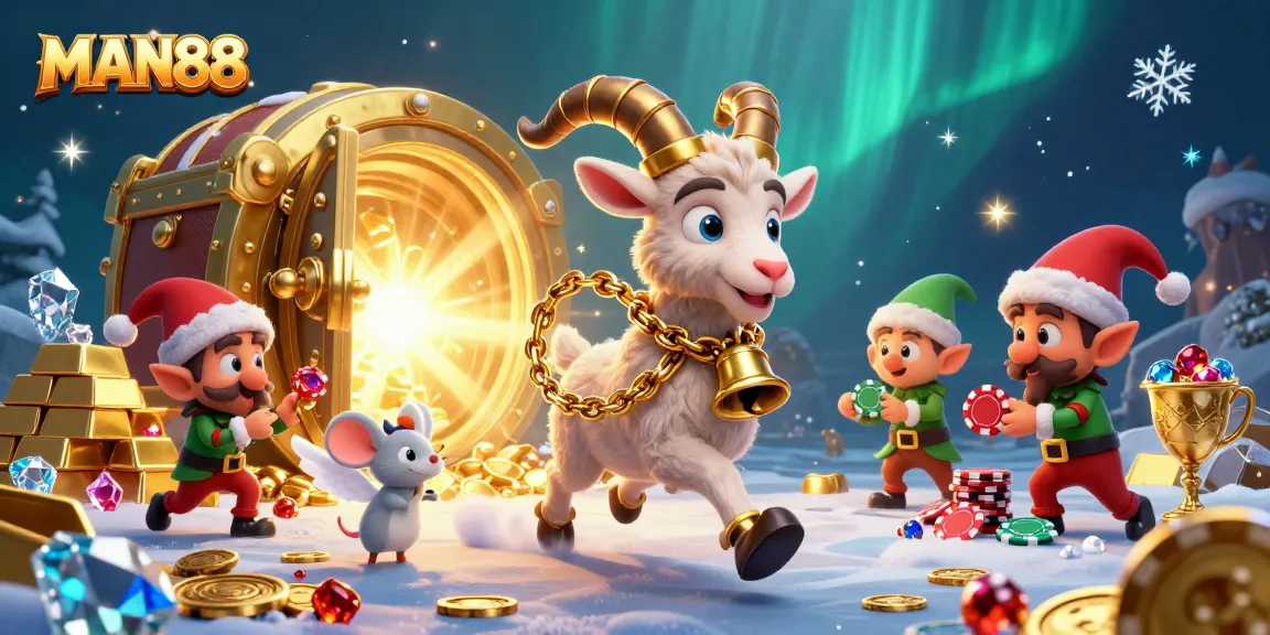 Experience thrilling gameplay at MAN88 with festive casino chaos and vibrant riches.
