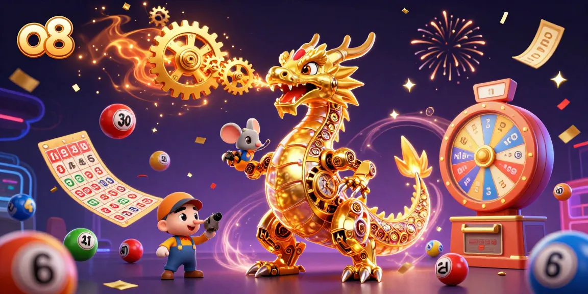 Engage with the thrilling world of o8 online casino, where excitement, golden gears, and vibrant lottery elements come alive.