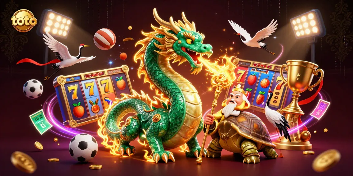 Toto gaming scene showcasing dynamic slot reels and vibrant characters for immersive gambling experiences