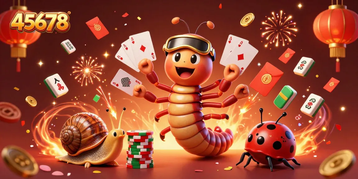 Engage with the vibrant 45678 casino scene featuring a lively millipede dealer and exclusive gaming action.