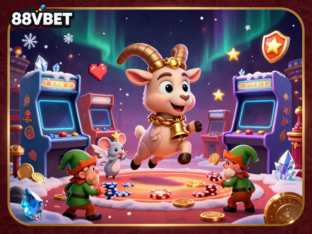 Experience thrilling gaming at 88VBET with a vibrant carnival scene featuring characters and classic casino elements.