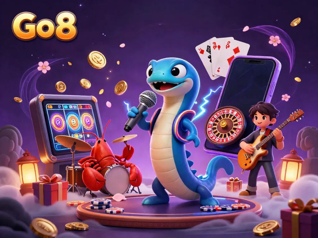 Experience electrifying entertainment as the Go 8 brand showcases vibrant underwater casino thrills.