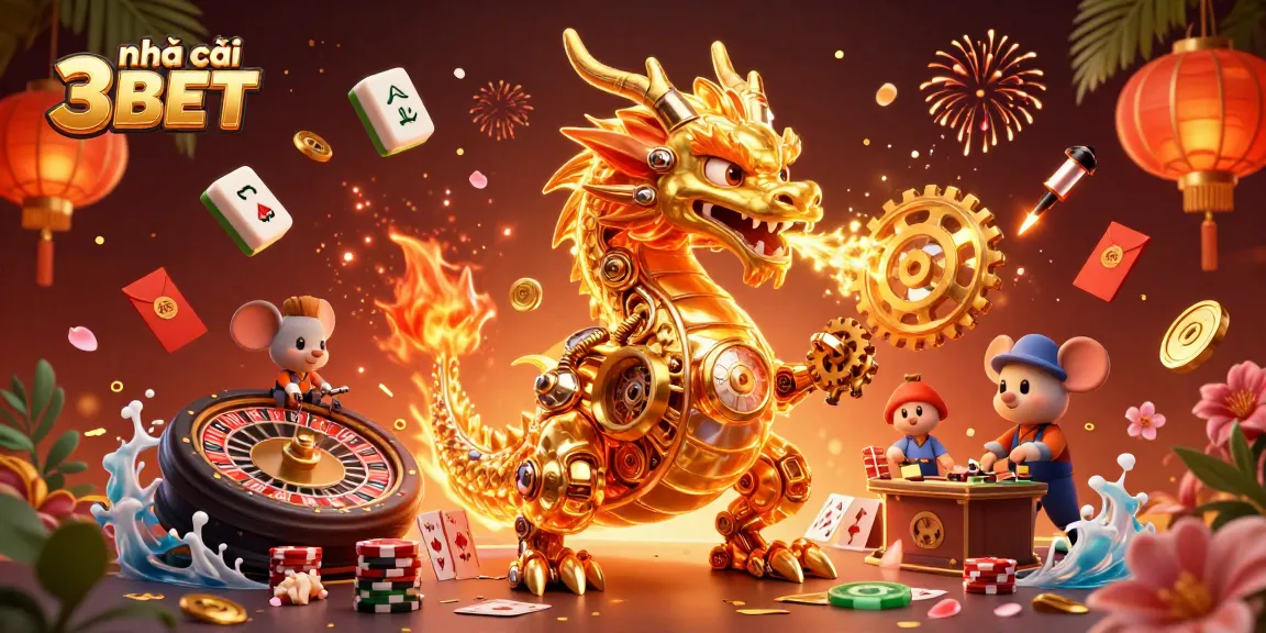 Engage with nhà cái 3BET's exciting offerings in a vibrant casino atmosphere filled with dynamic game elements.