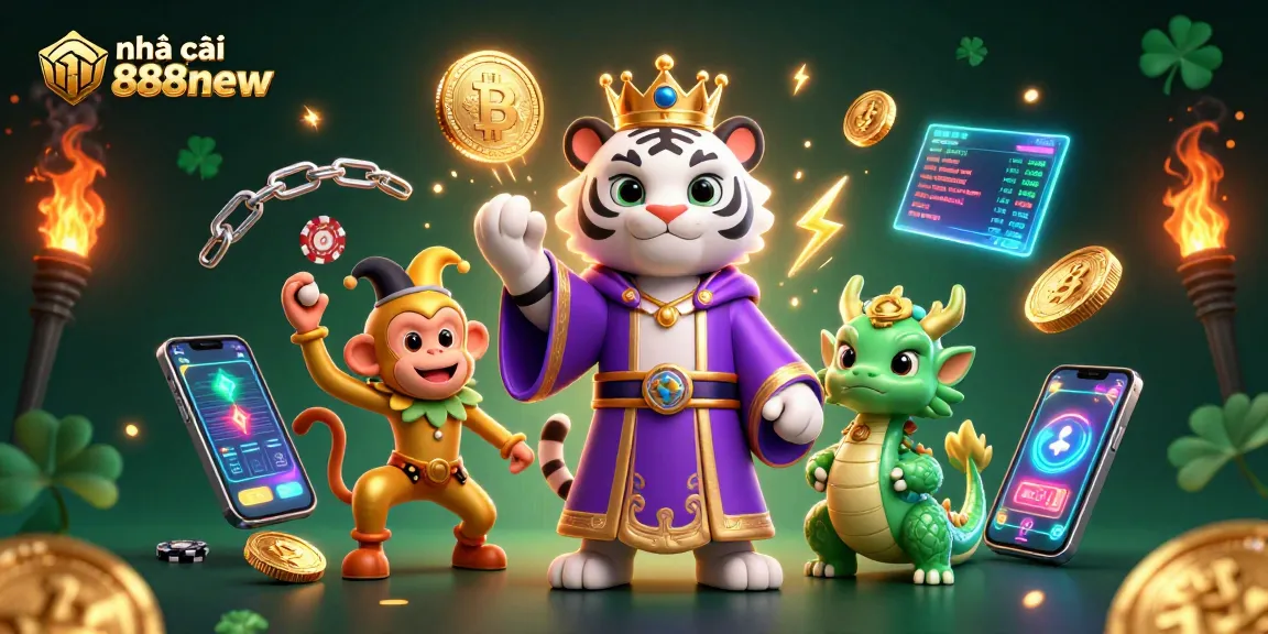 Immerse in excitement at nhà cái 888new, where elegant characters engage in thrilling gaming action.
