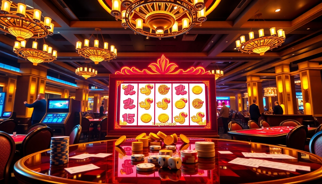 Experience the thrill of lucky88 best with slot machines in a luxurious casino setting.