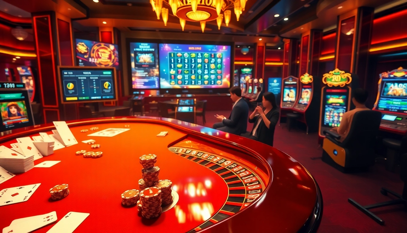 Experience the thrill of online betting at king88.limited with vibrant casino graphics and engaging gameplay.