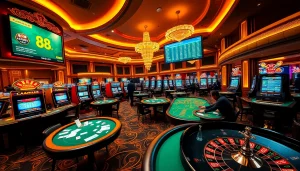 Players enjoying thrilling games at Go 88 casino, an ideal gambling spot with stunning visuals.