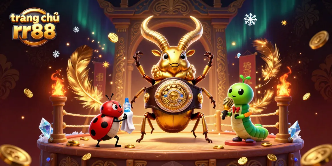 Experience excitement at trang chủ rr88 with golden stag beetle in boxing match at dynamic casino arena.