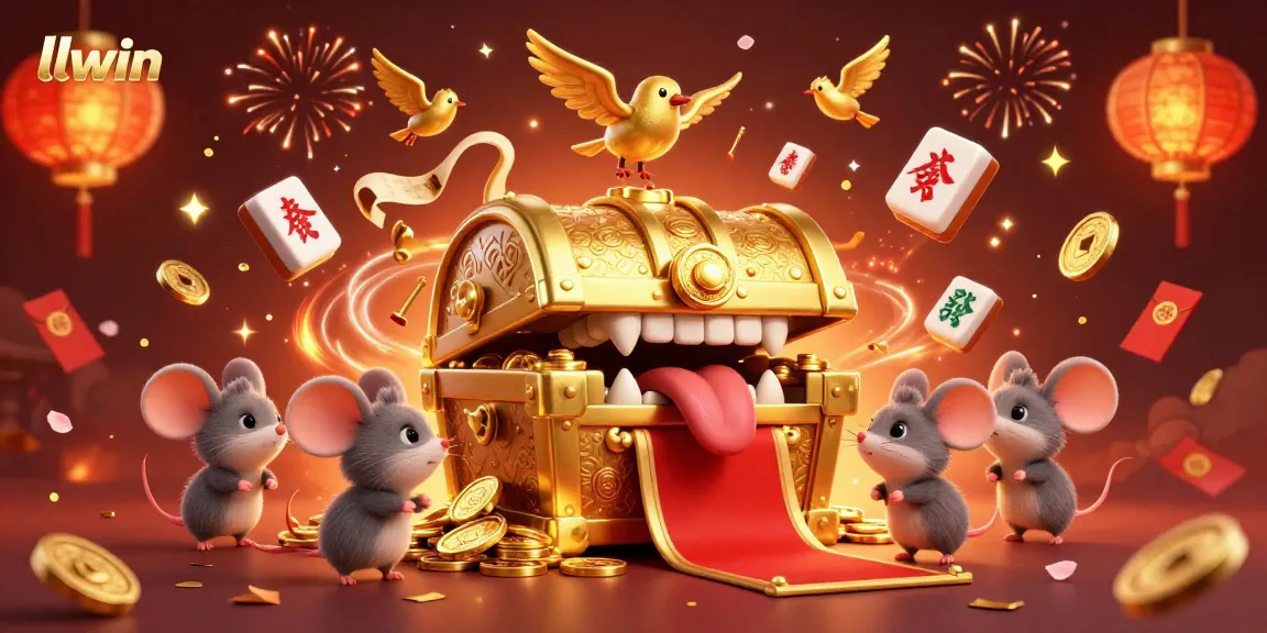 Experience thrilling wins at llwin with an enticing golden treasure chest and adventurous mice!