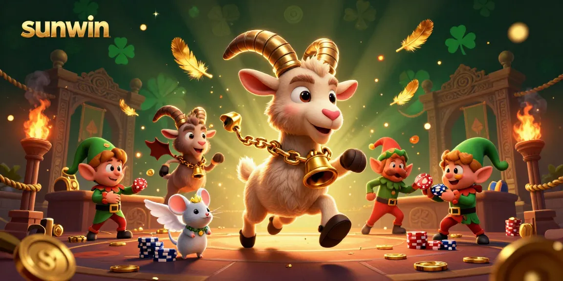 Play exciting games with sunwin at a vibrant holiday-horror casino featuring whimsical characters!